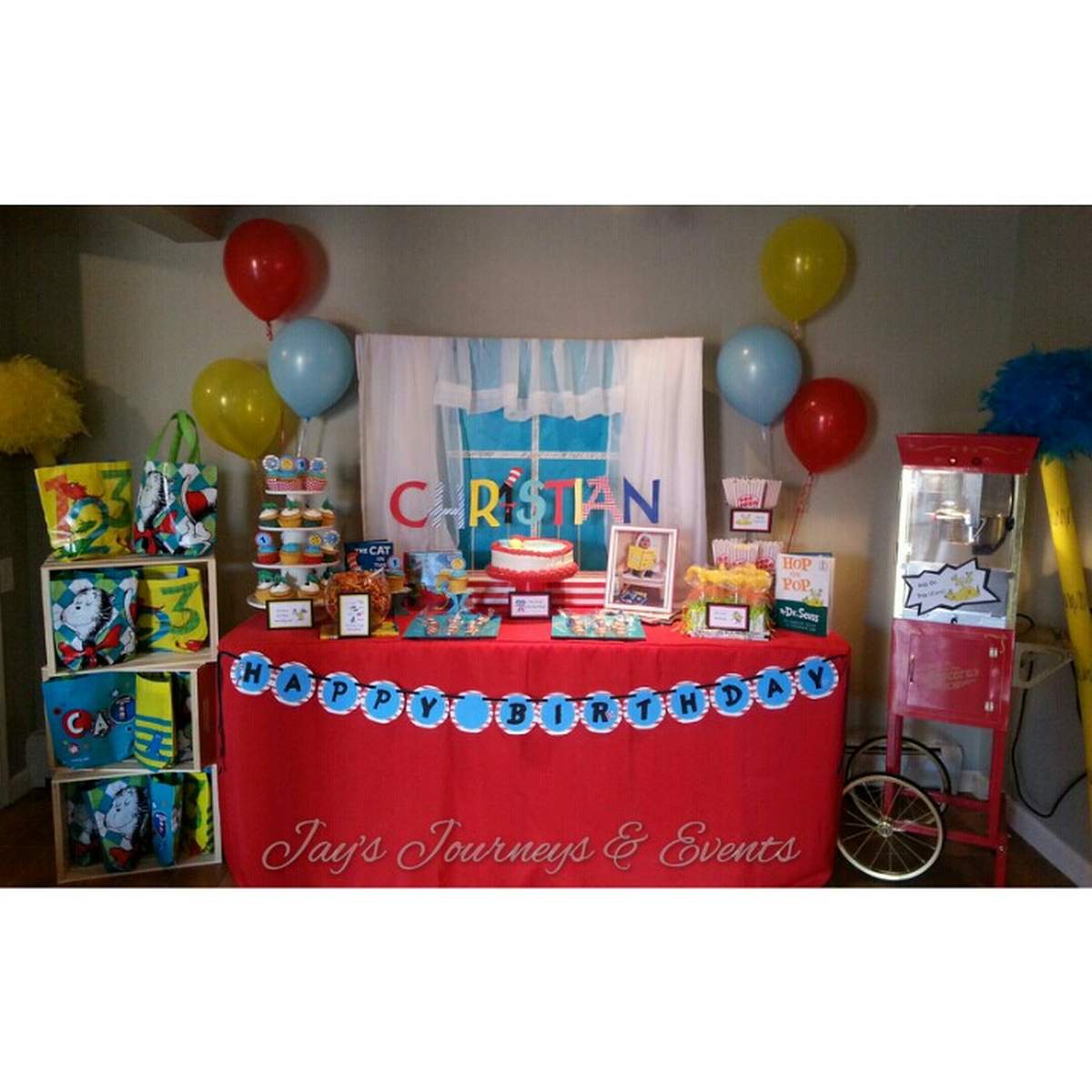 Christian's 1st Birthday - Dr. Seuss 