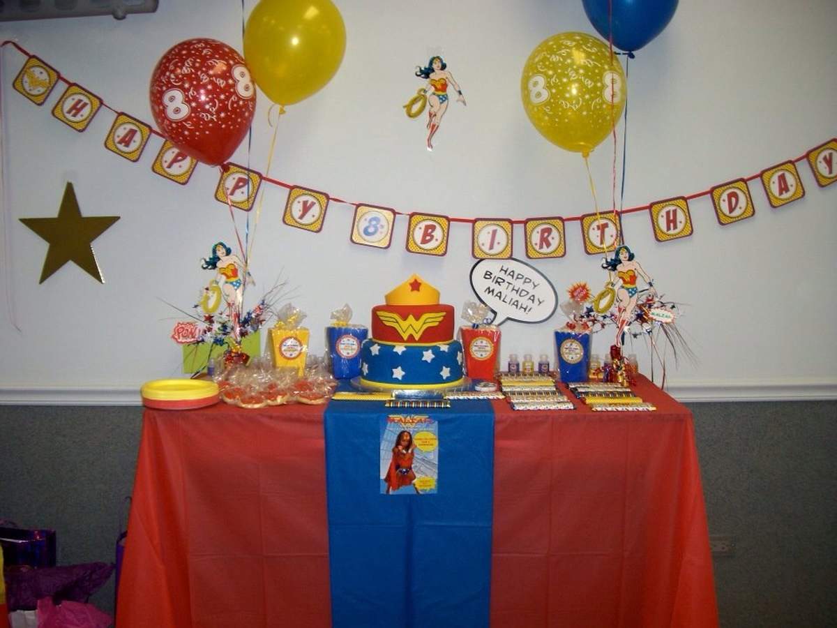 Wonder Woman Gymnastics Party - Wonder Woman