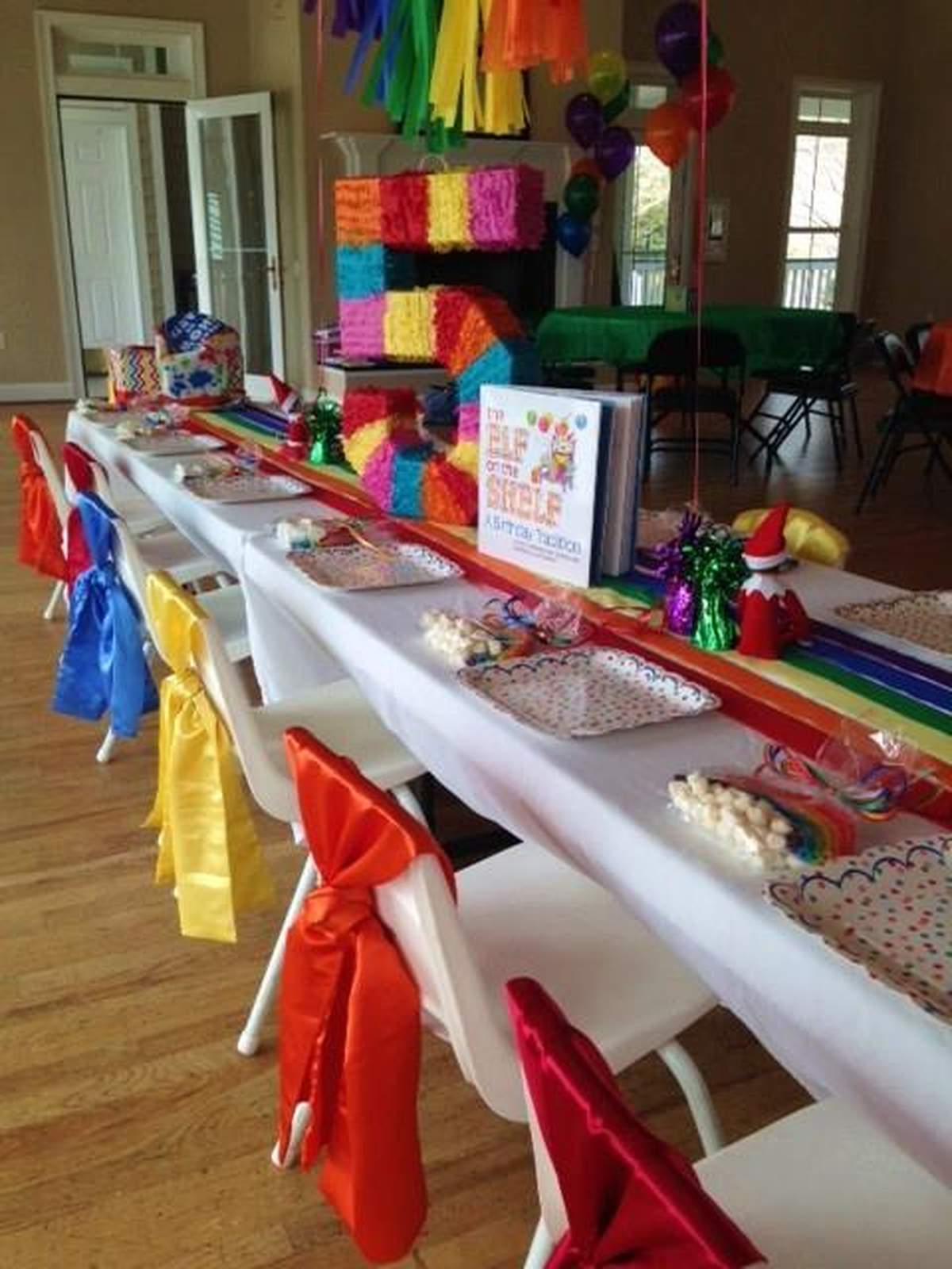 Rainbow Party Inspired by Elf on the Shelf Birthday Tradition - Rainbows & Colors
