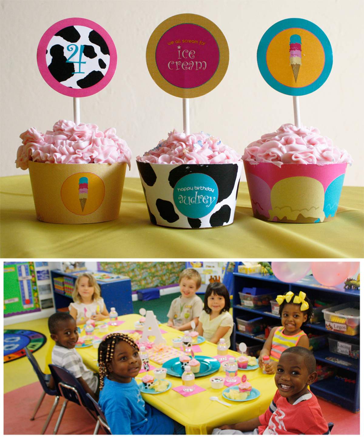 Audrey's 4th Birthday - Ice Cream