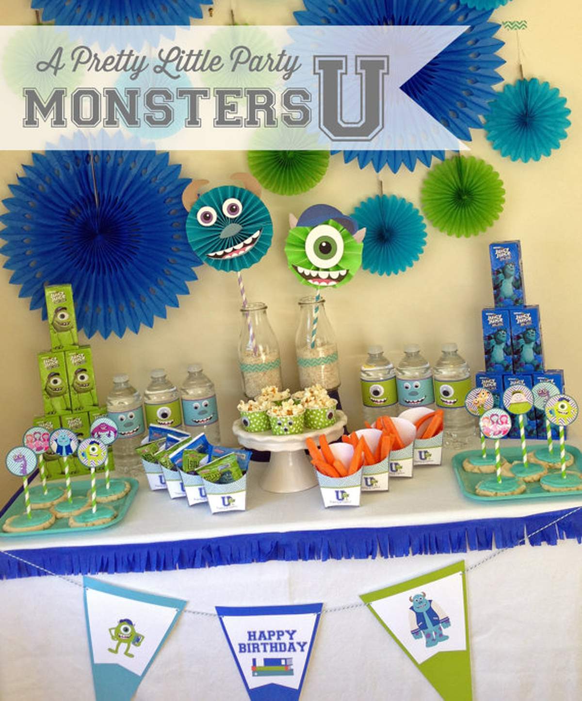 Monsters U {inspired} Birthday Party - None