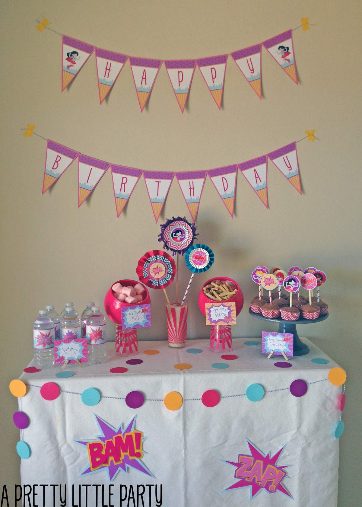 Supergirl Birthday - Superhero