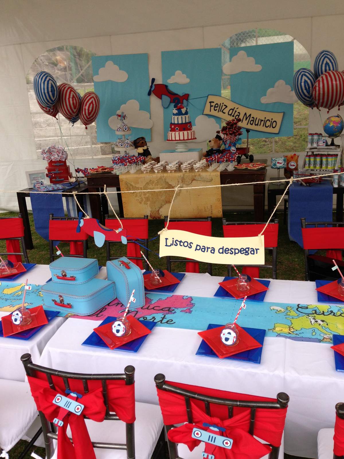 Airplane Birthday Party Ideas Photo 1 of 11 Catch My Party