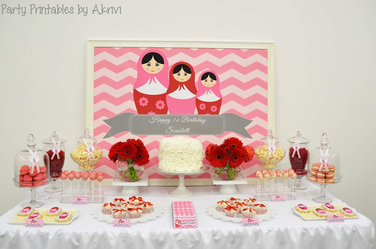 Scarlett's Babushka 1st Birthday - None
