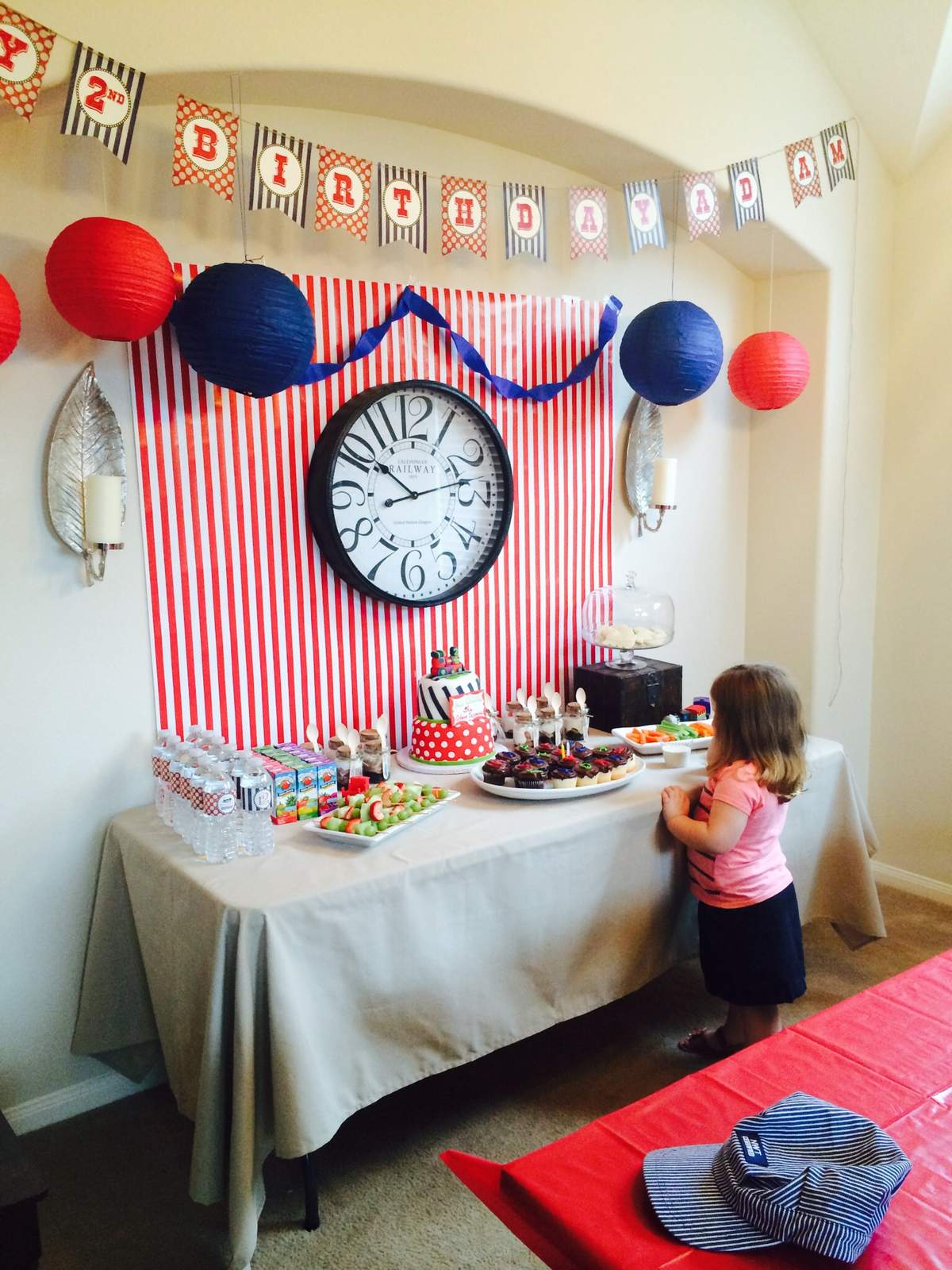 Adam's second birthday - Vintage Train Party