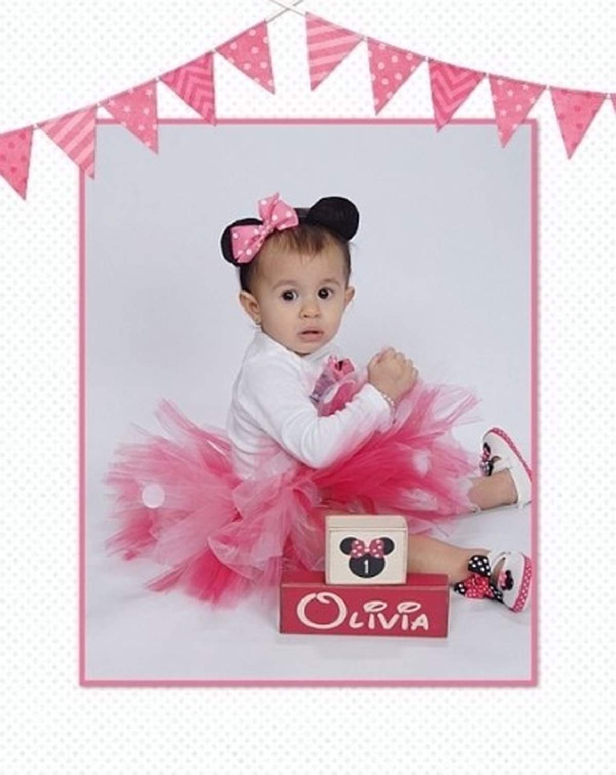 Olivia's 1 birthday party  - Minnie Mouse