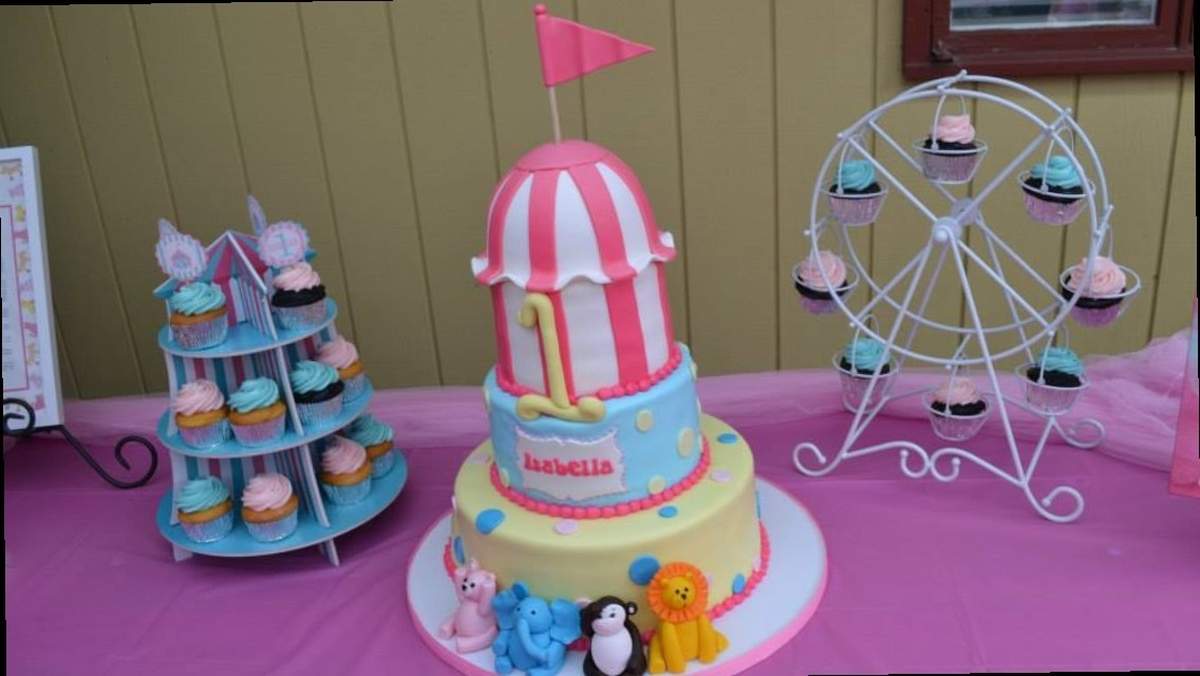 Isabella's 1st Birthday Circus - Vintage Circus