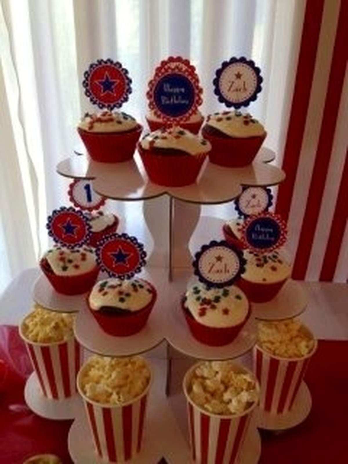 Zach's 1st Birthday  - Stars & Stripes theme 
