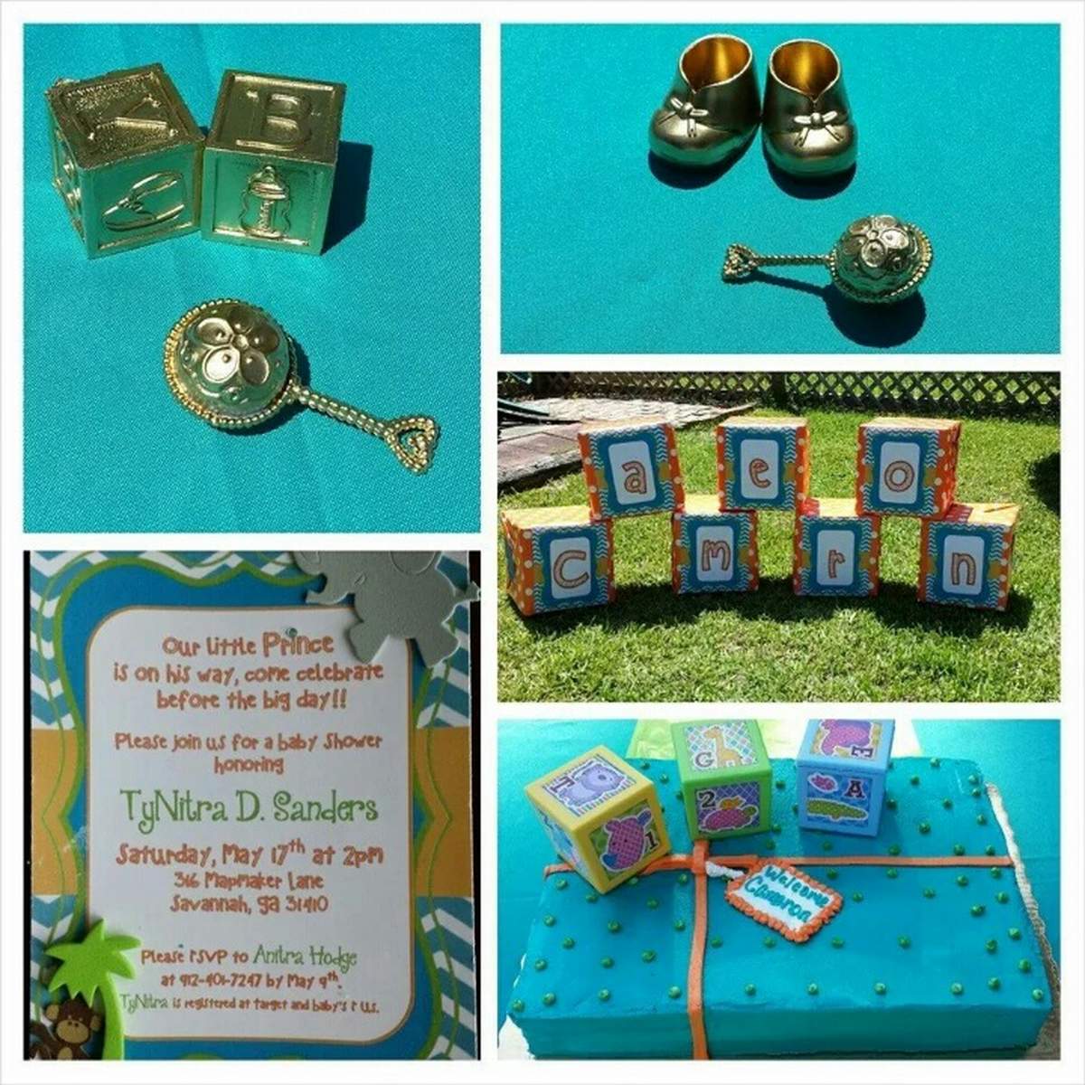 Summer Babyshower - zoo Animals