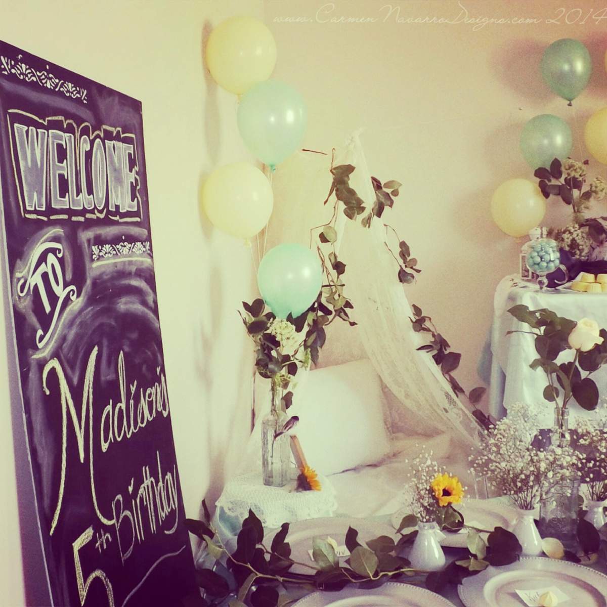 Madison's 5th Birthday - Vintage 