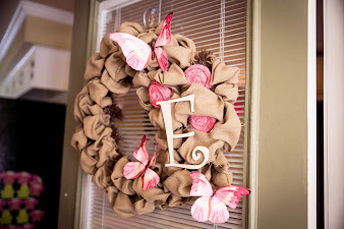 "Fly" - 1st Birthday - Pink Butterflies