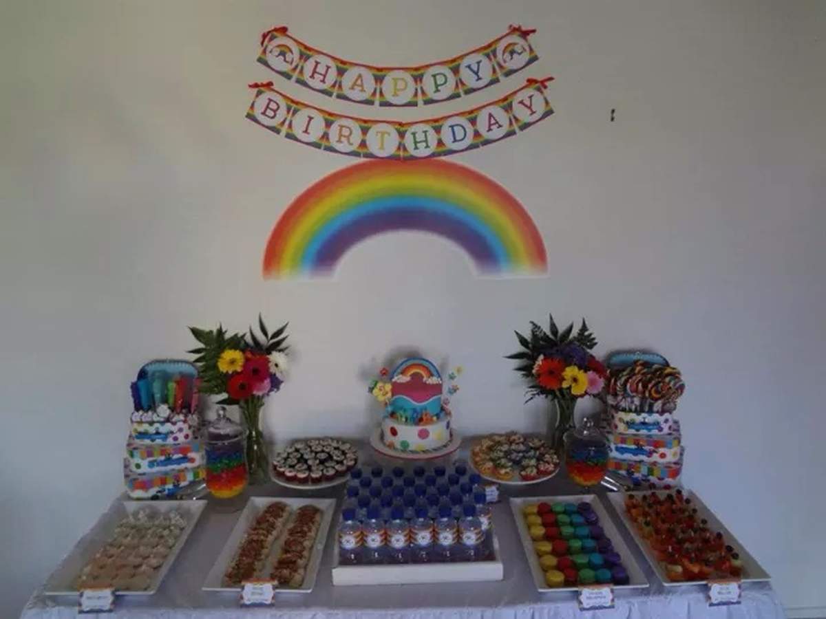 Mia's 2nd birthday - Rainbow