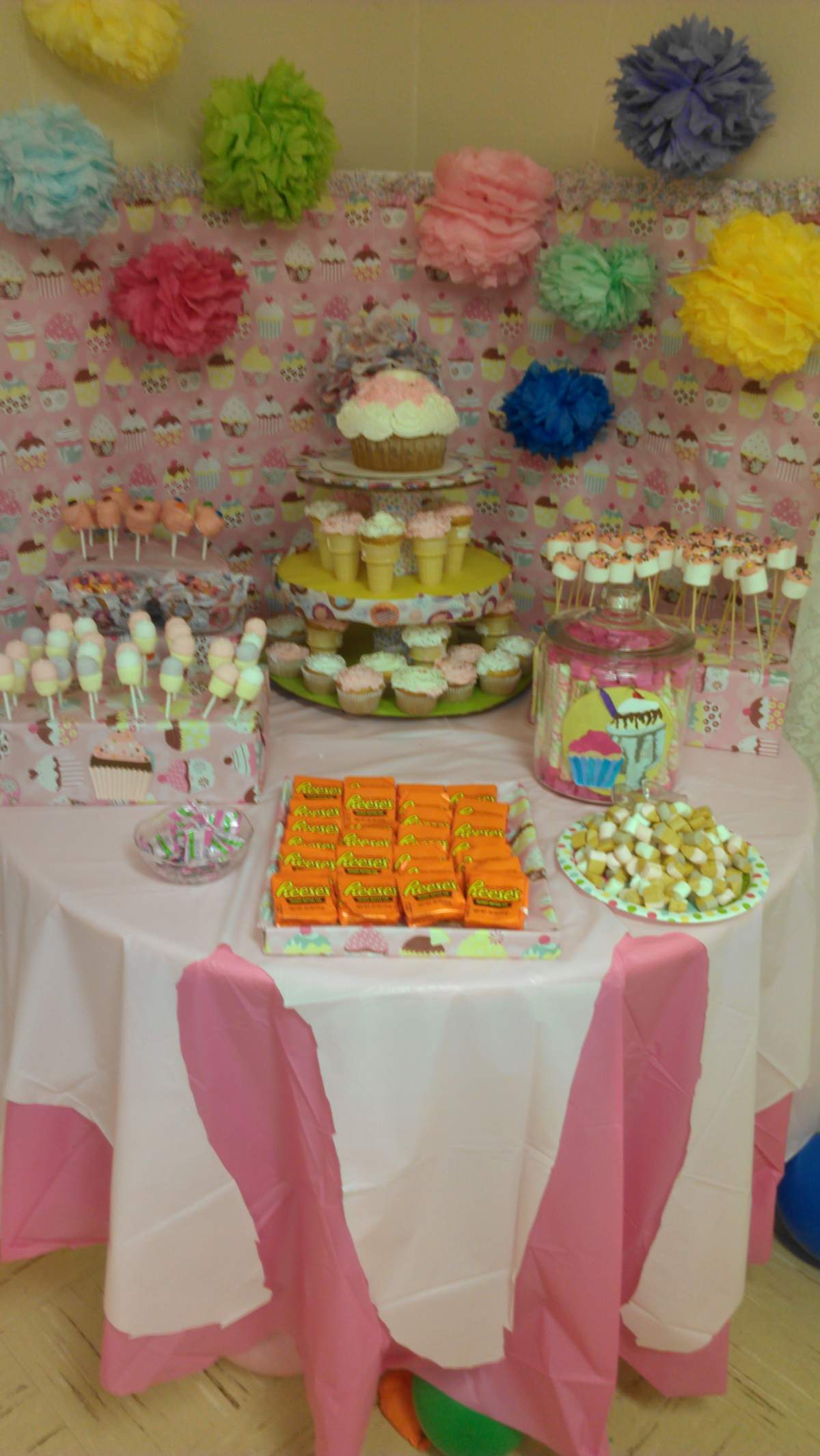 cupcake/sweet shop Baby Shower Party Ideas Photo 2 of 9 Catch My Party