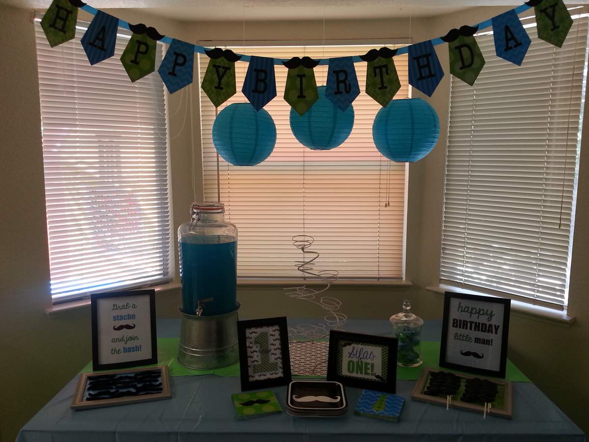 Silas' 1st Birthday - Little Man