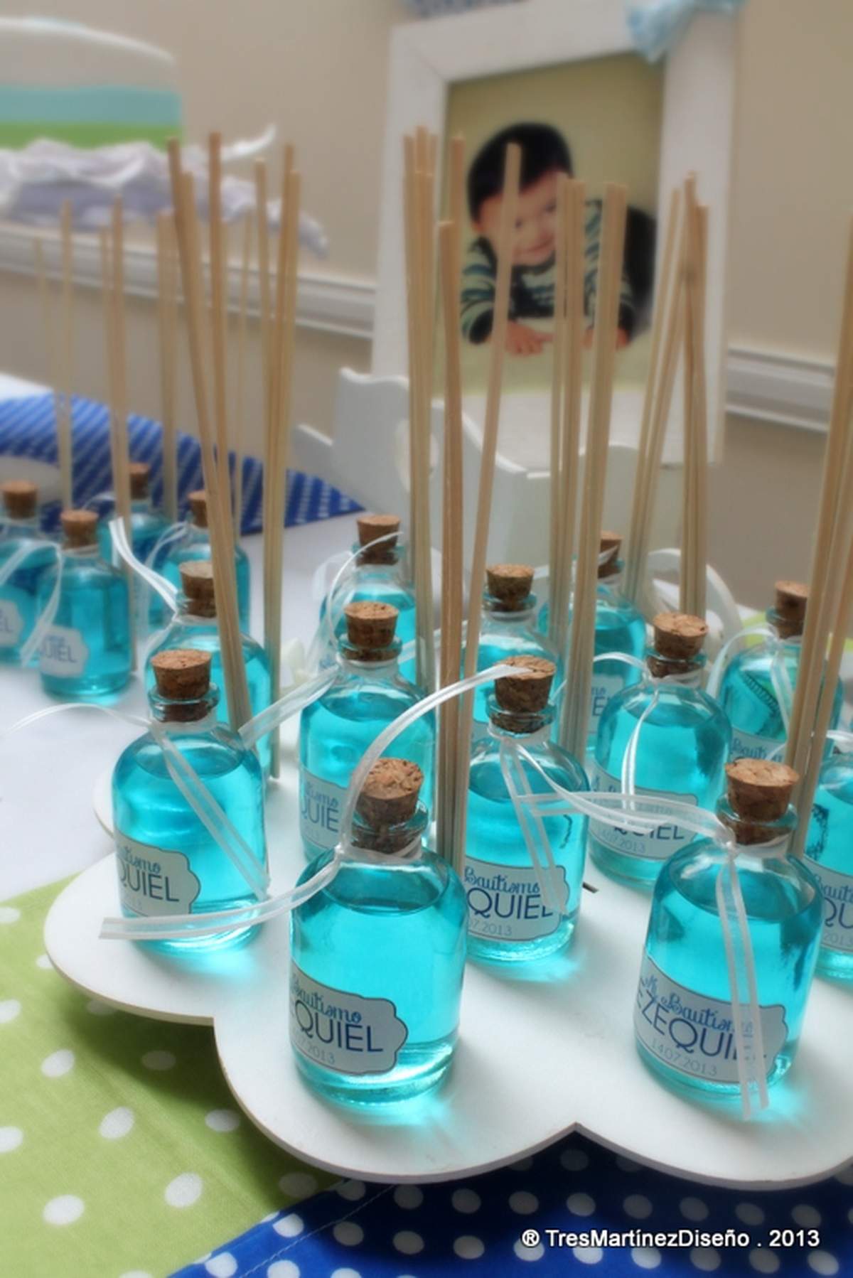 Blue and Green Baptism Party Ideas Photo 18 of 18 Catch My Party