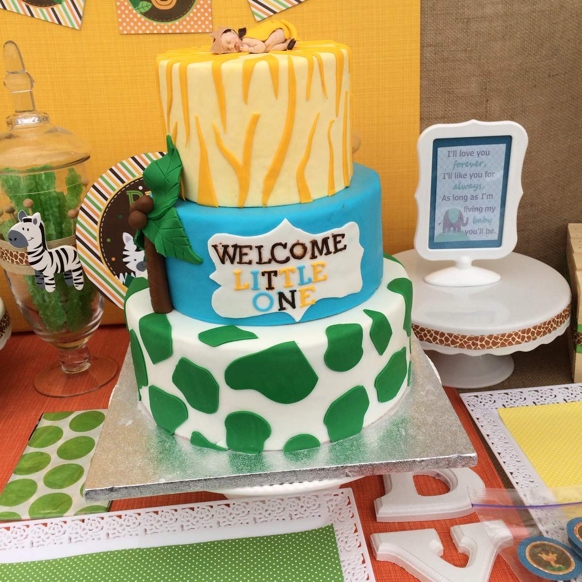 Jen and Bobby's babyshower  - safari baby boy