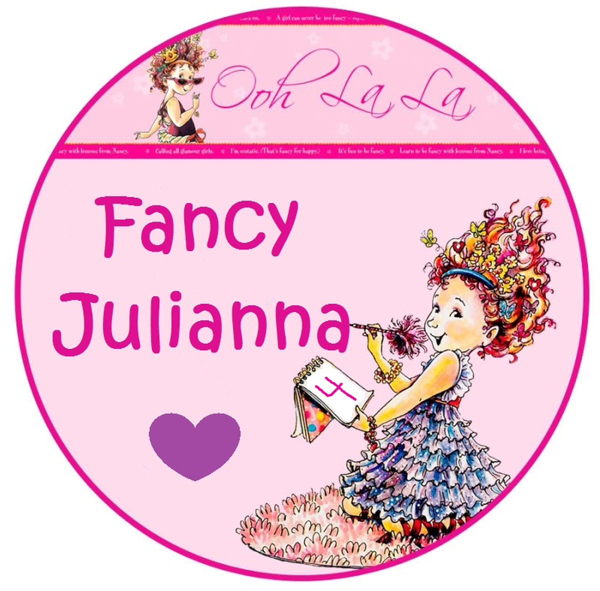 fancy-nancy-birthday-party-ideas-photo-3-of-4-catch-my-party for Free Printable Fancy Nancy Invitations Fancy Nancy Birthday Party Ideas | Photo 3 of 4 | Catch My Party for Free Printable Fancy Nancy Invitations