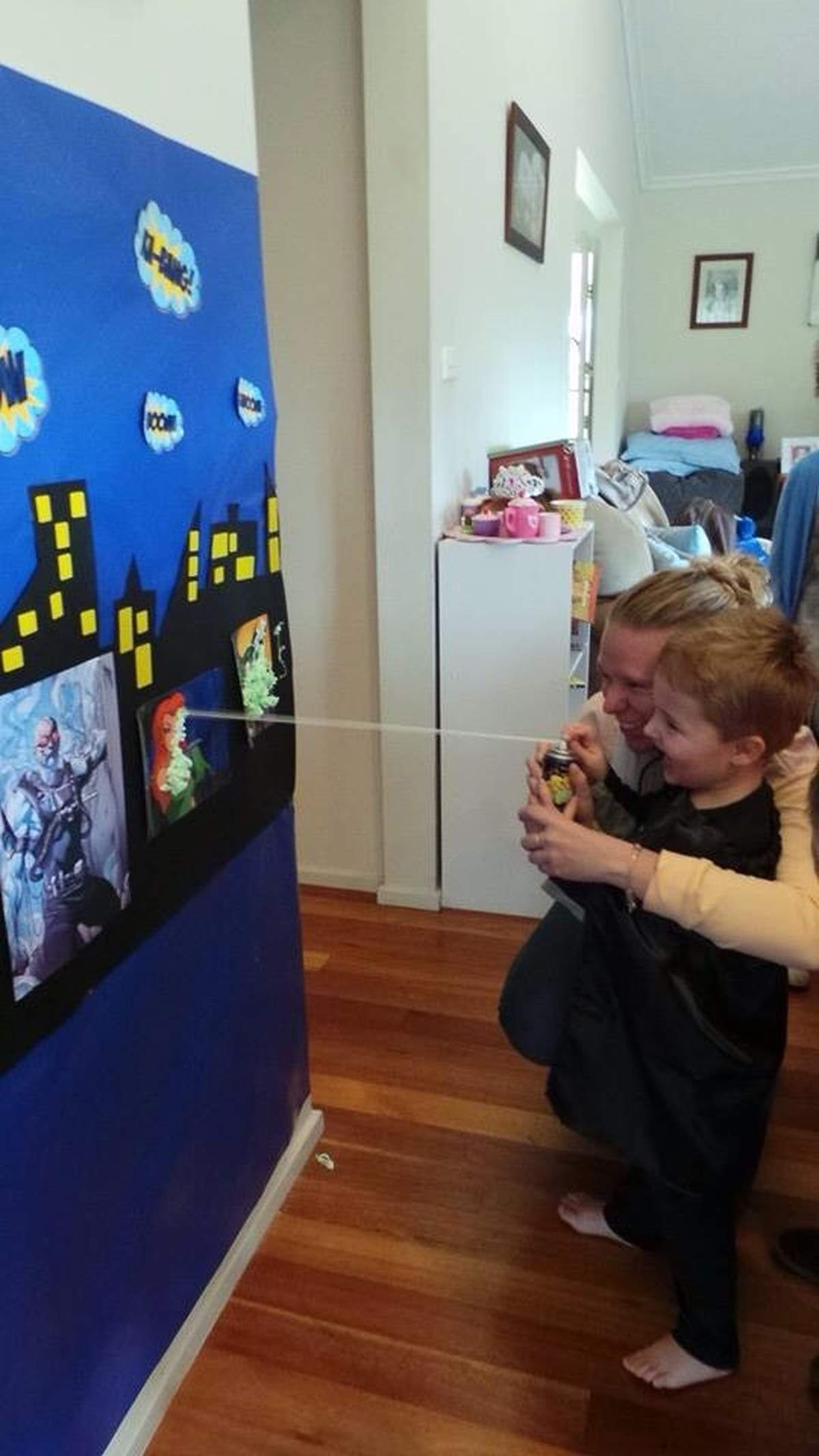 Zach turns 3! - Batman Superhero 