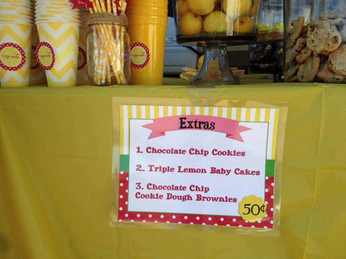 Lemonade Stand Fundraiser Party Ideas Photo 4 of 10 Catch My Party