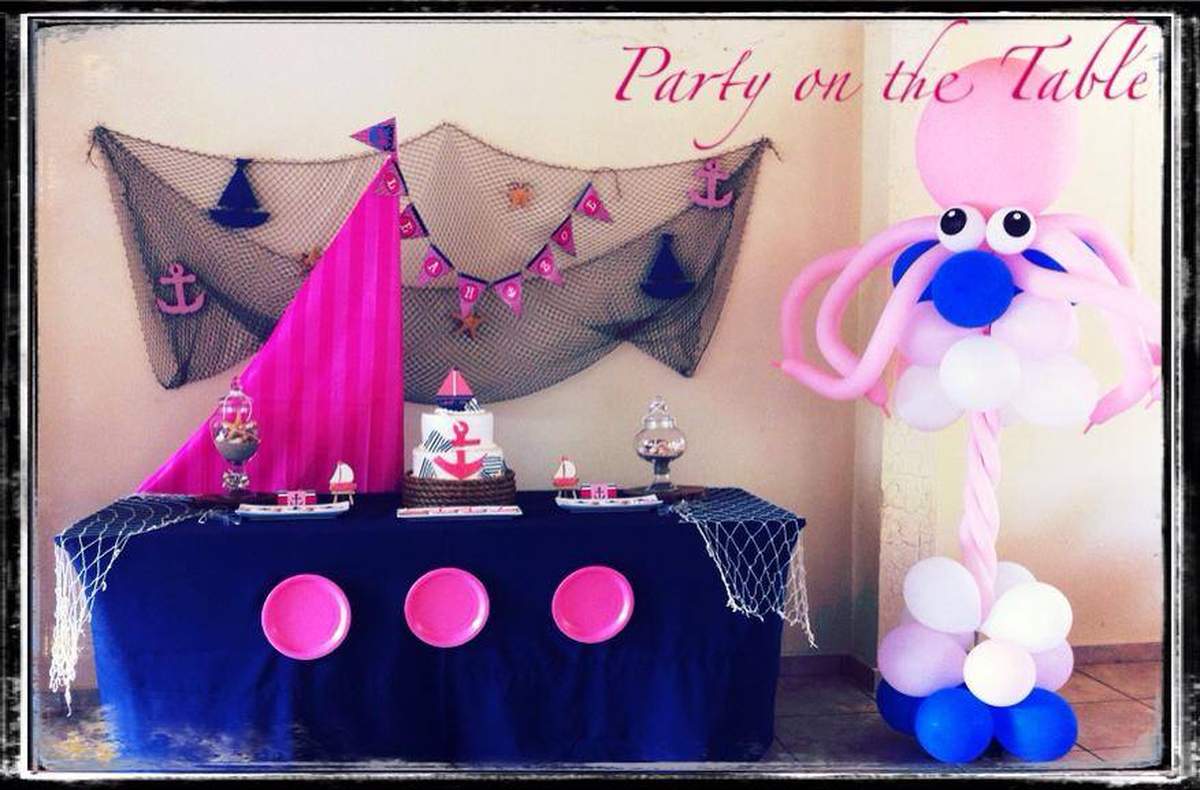First Birthday Party - Nautical Girl
