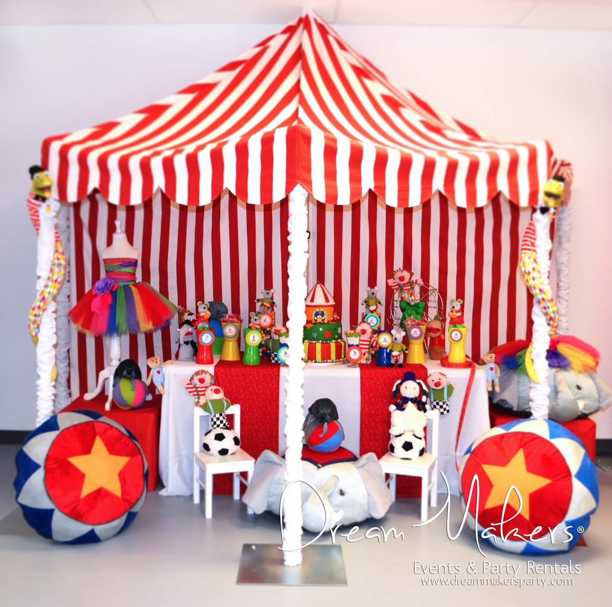 Circus Birthday Party Ideas Photo 2 of 8 Catch My Party