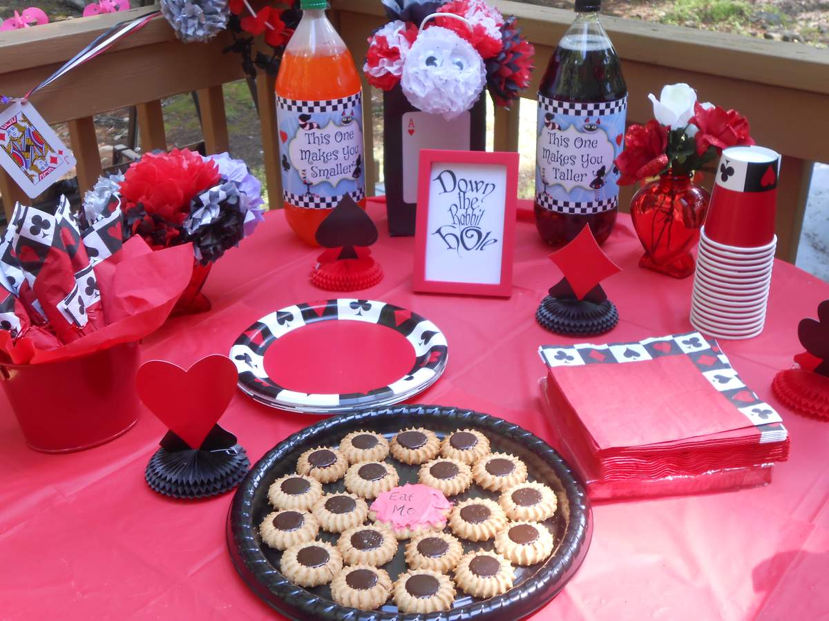 Alice in Wonderland Summer Party - Alice In Wonderland, Mad Tea, Cards