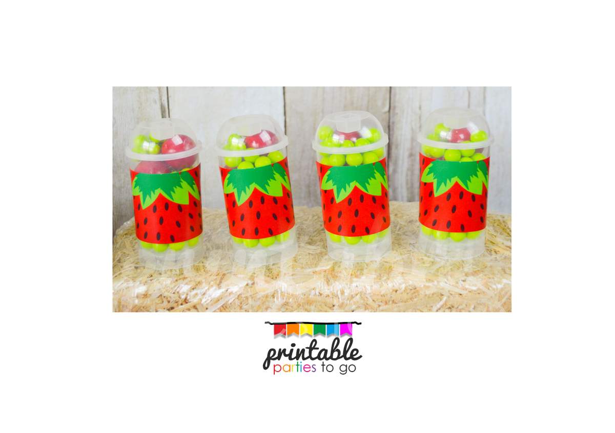 Strawberry Birthday Party - Strawberries
