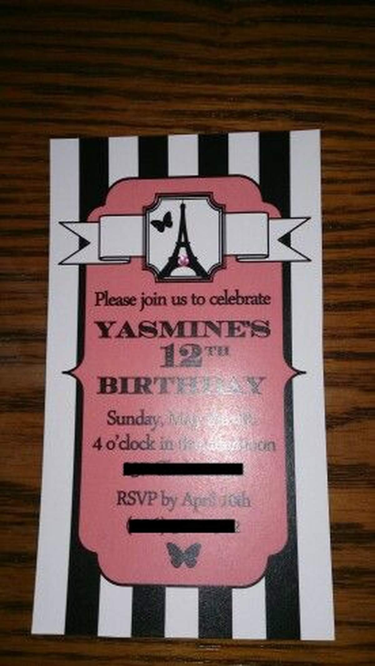 Yasmine's Pretty-In-Pink Parisian Party - Parisian, French