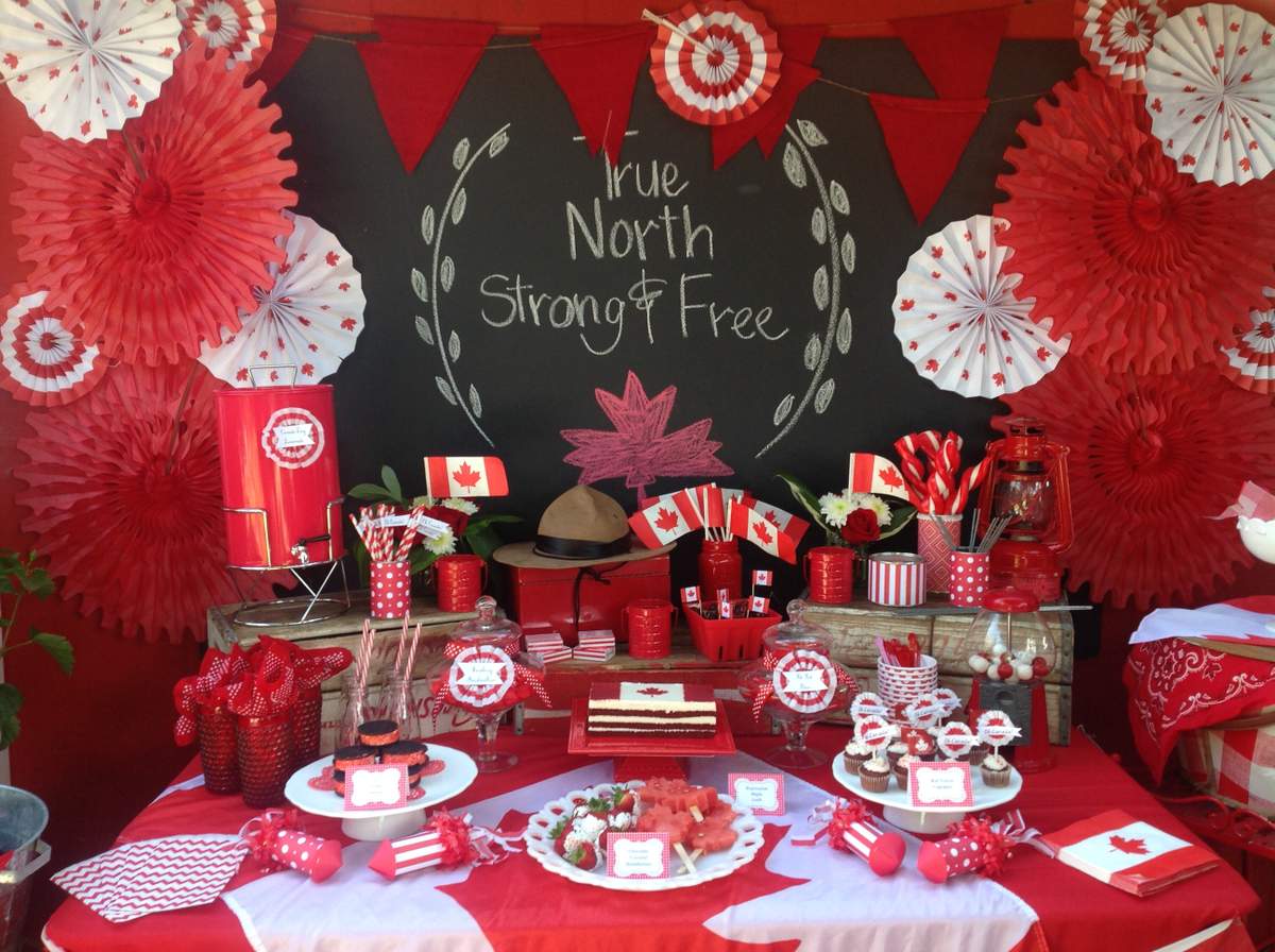 Canada Day Party Ideas Photo 13 Of 14 Catch My Party