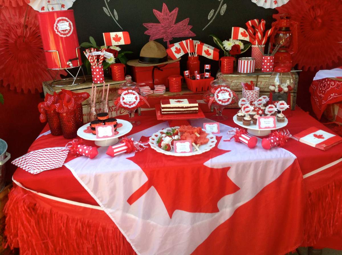 Canada Day Party Ideas Photo 13 Of 14 Catch My Party