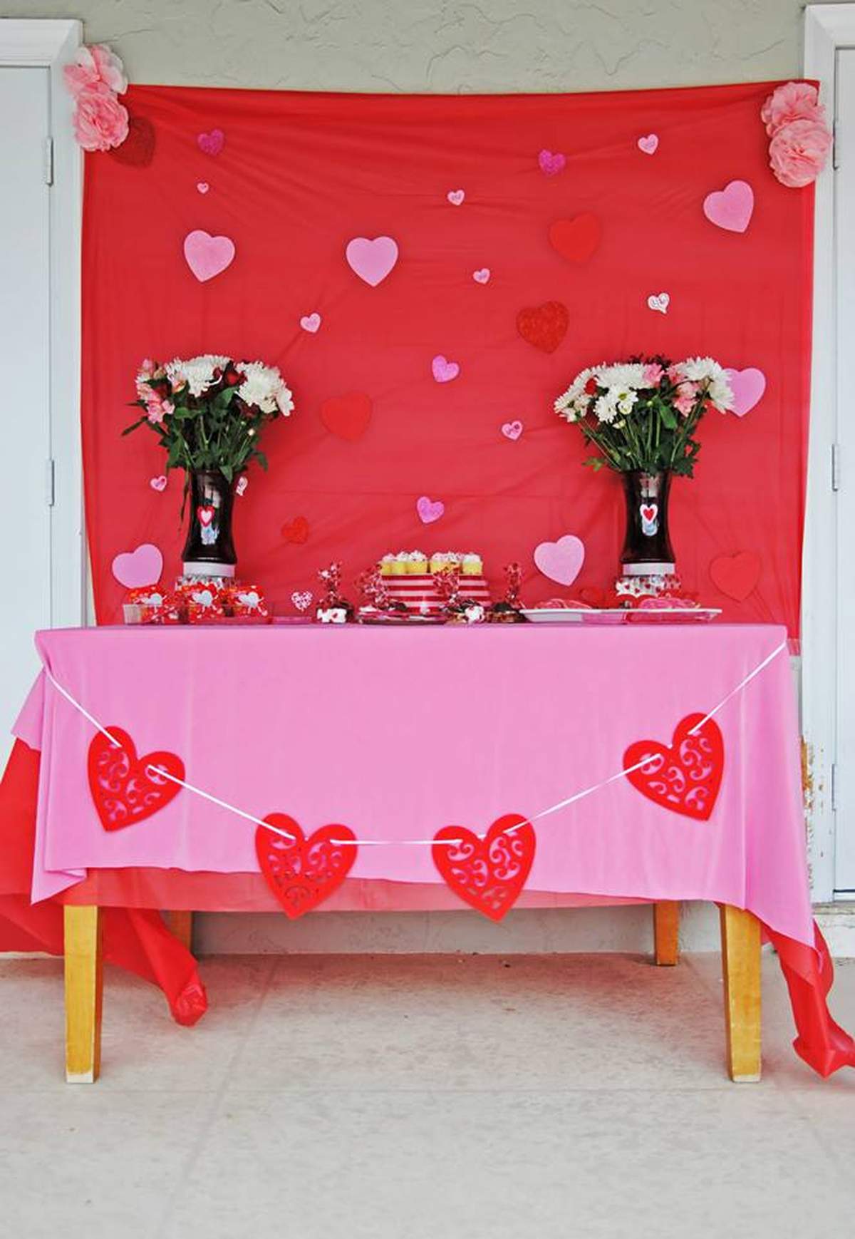 Red and Pink Valentine's Day Party Ideas Photo 5 of 7 Catch My Party