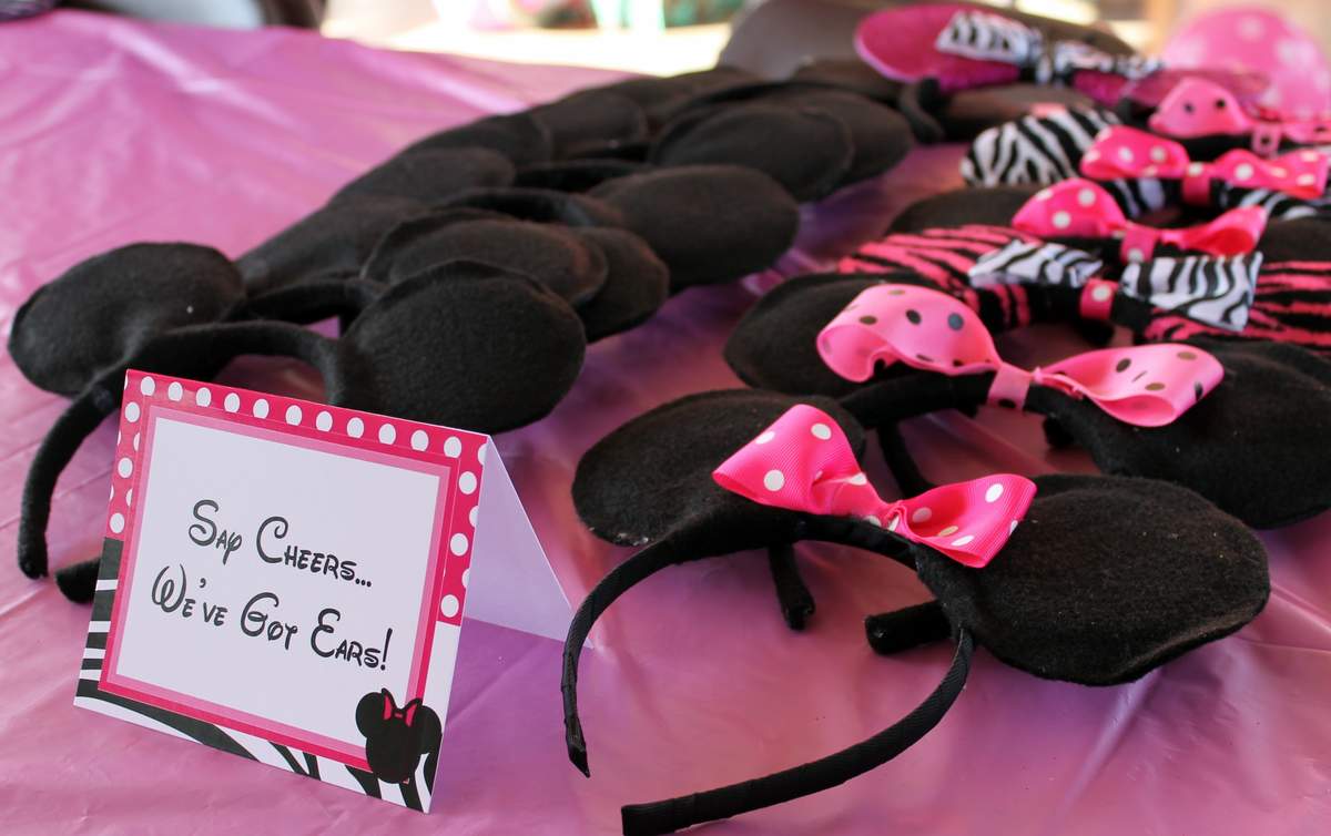Rylie's Birthday party! - Minnie Mouse and Zebra Print