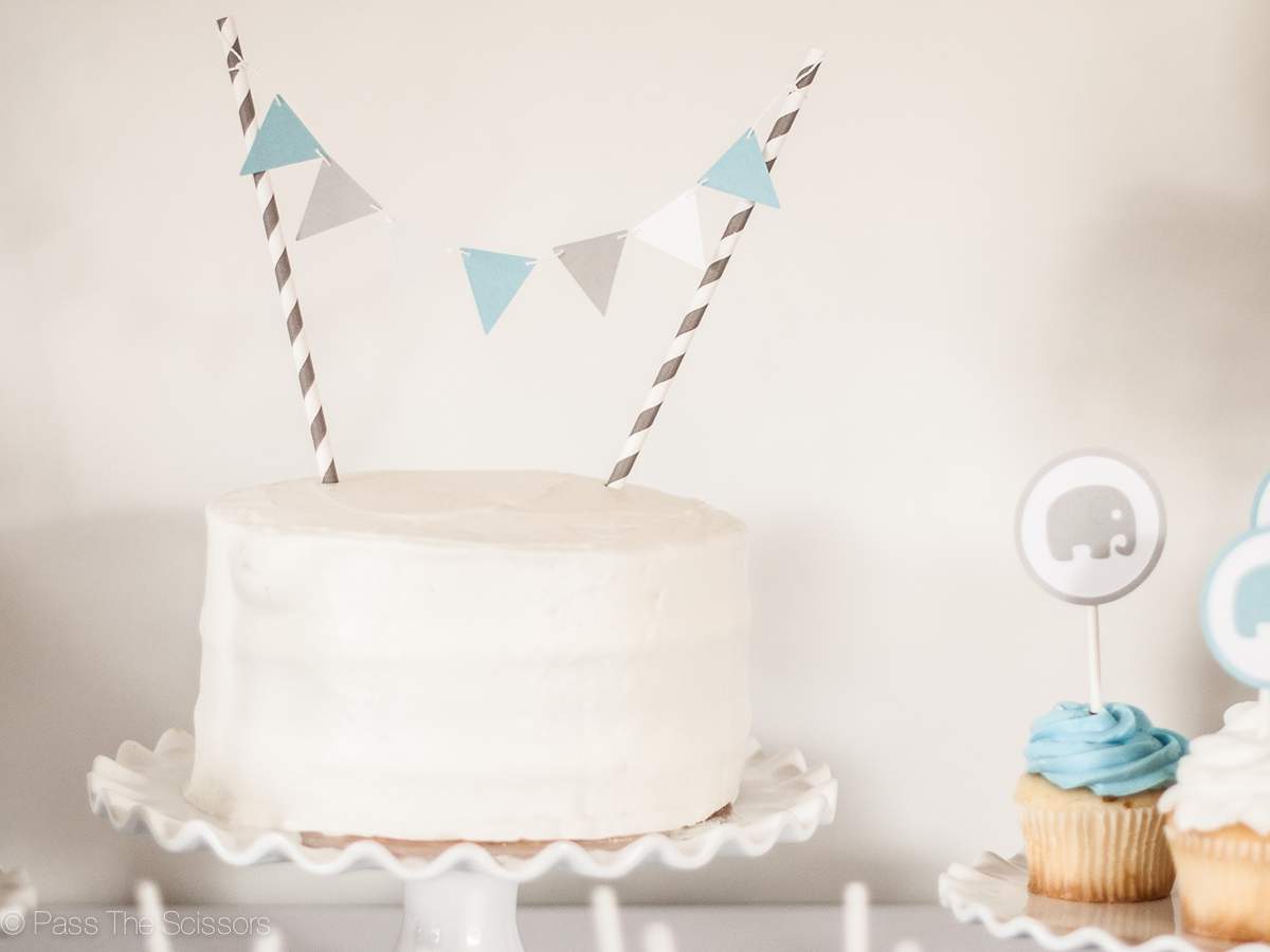 Elephant Baby Boy Shower - Elephants