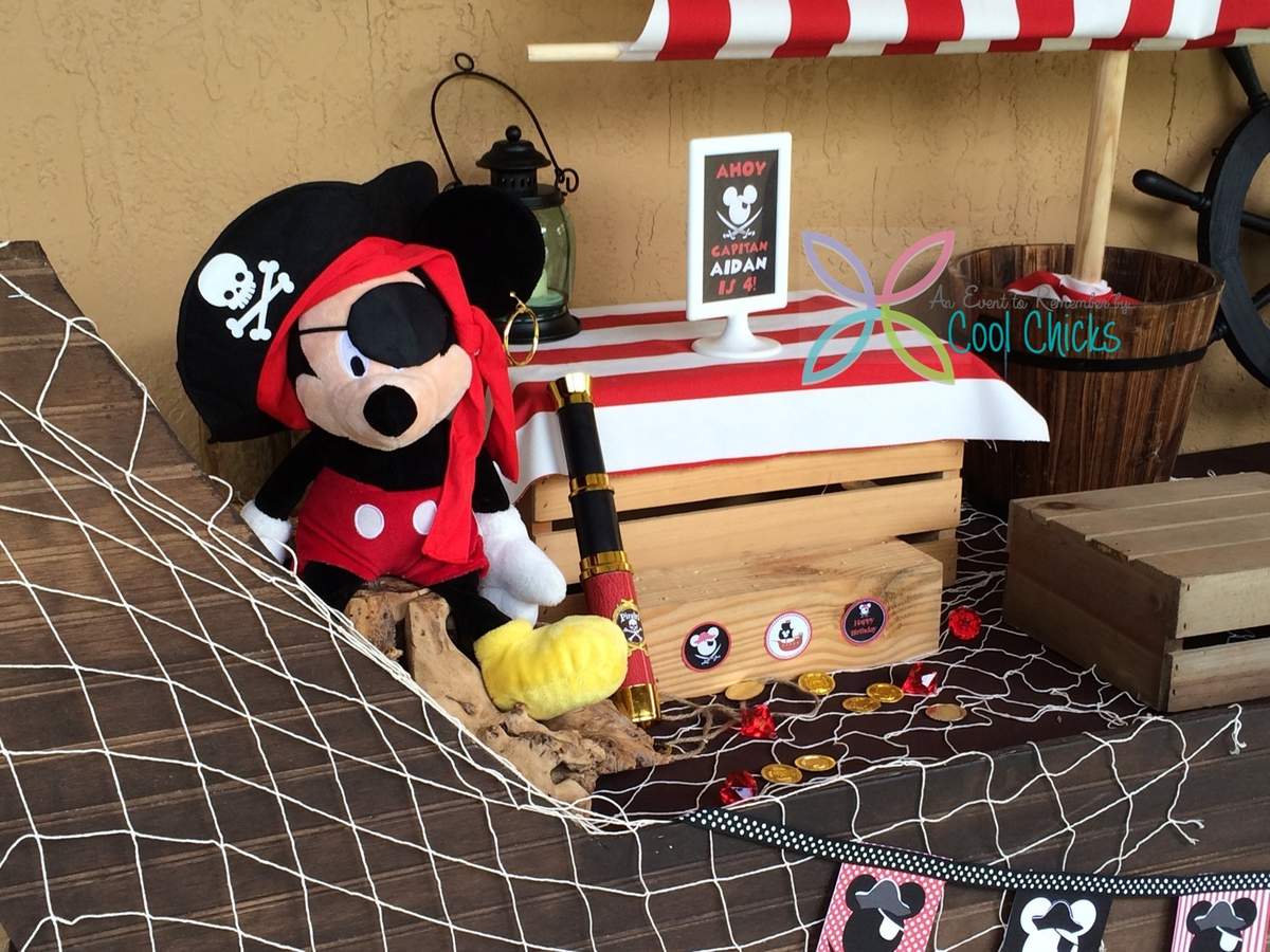Aidan's 4th Birthday - Pirate Mickey Mouse