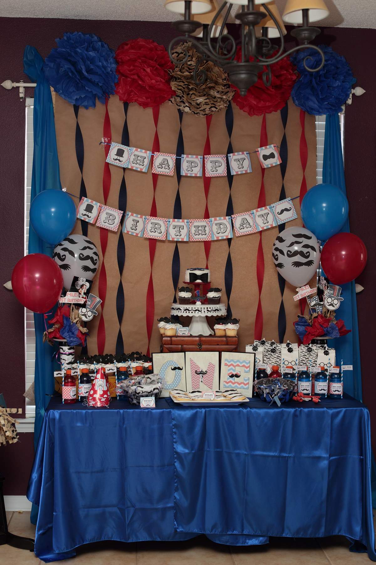 Little Man Mustache Birthday Party  - None