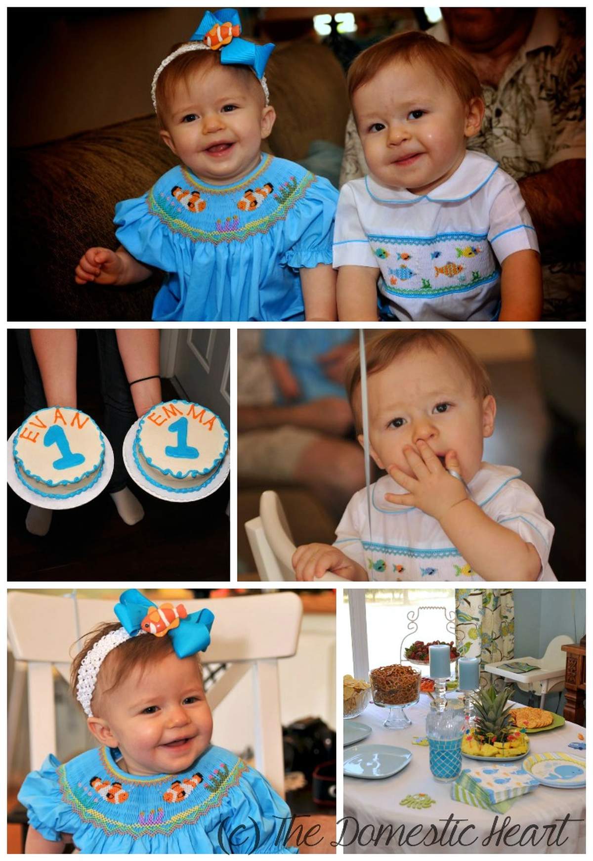 Little Fishies First Birthday party - None
