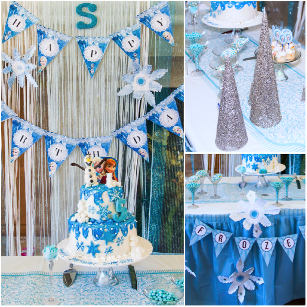 A spectacular FROZEN THEMED fifth Birthday party! - None