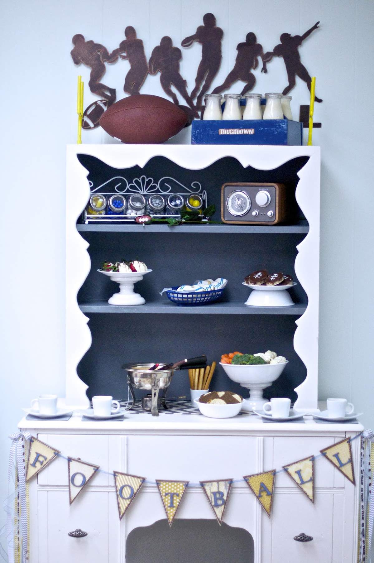 Vintage Football Fondue - Football