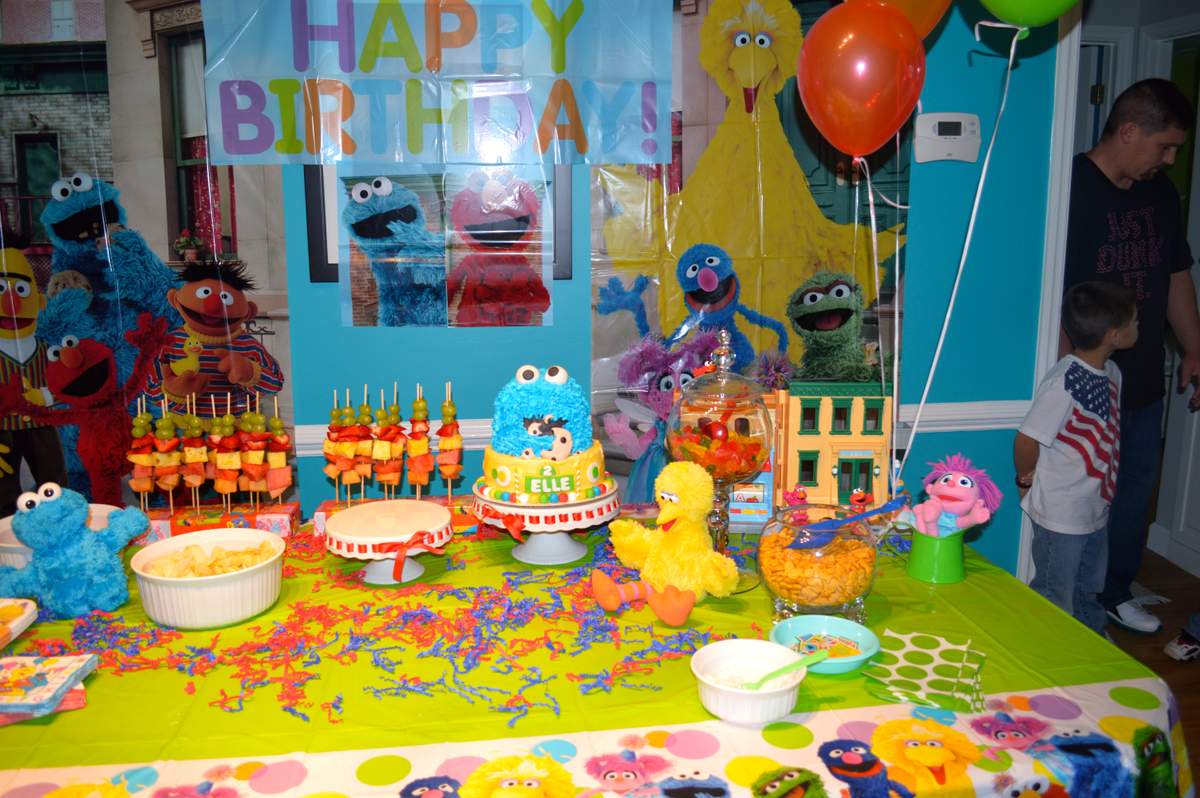 Sesame Street Birthday Party Ideas Photo 8 Of 14 Catch My Party Sesame Street Birthday Party Ideas Photo 8 Of 14 Catch My Party