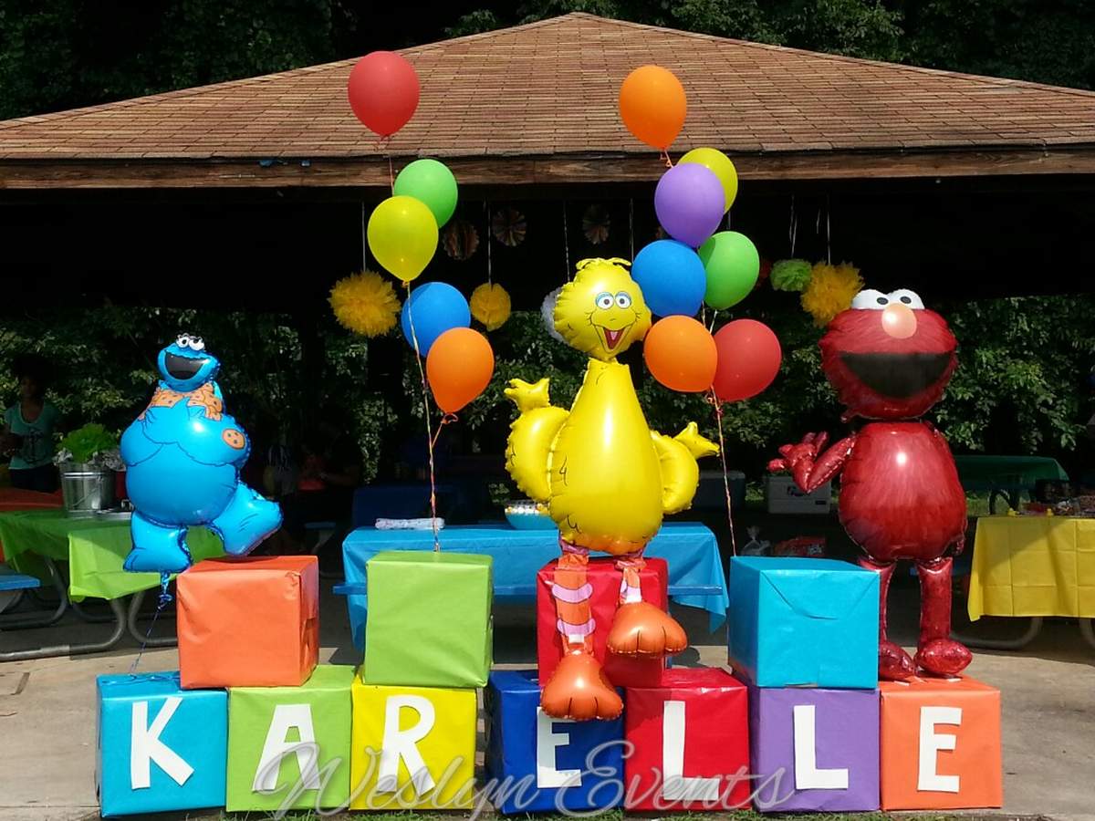 Karelles Sesame st Birthday - sesame st