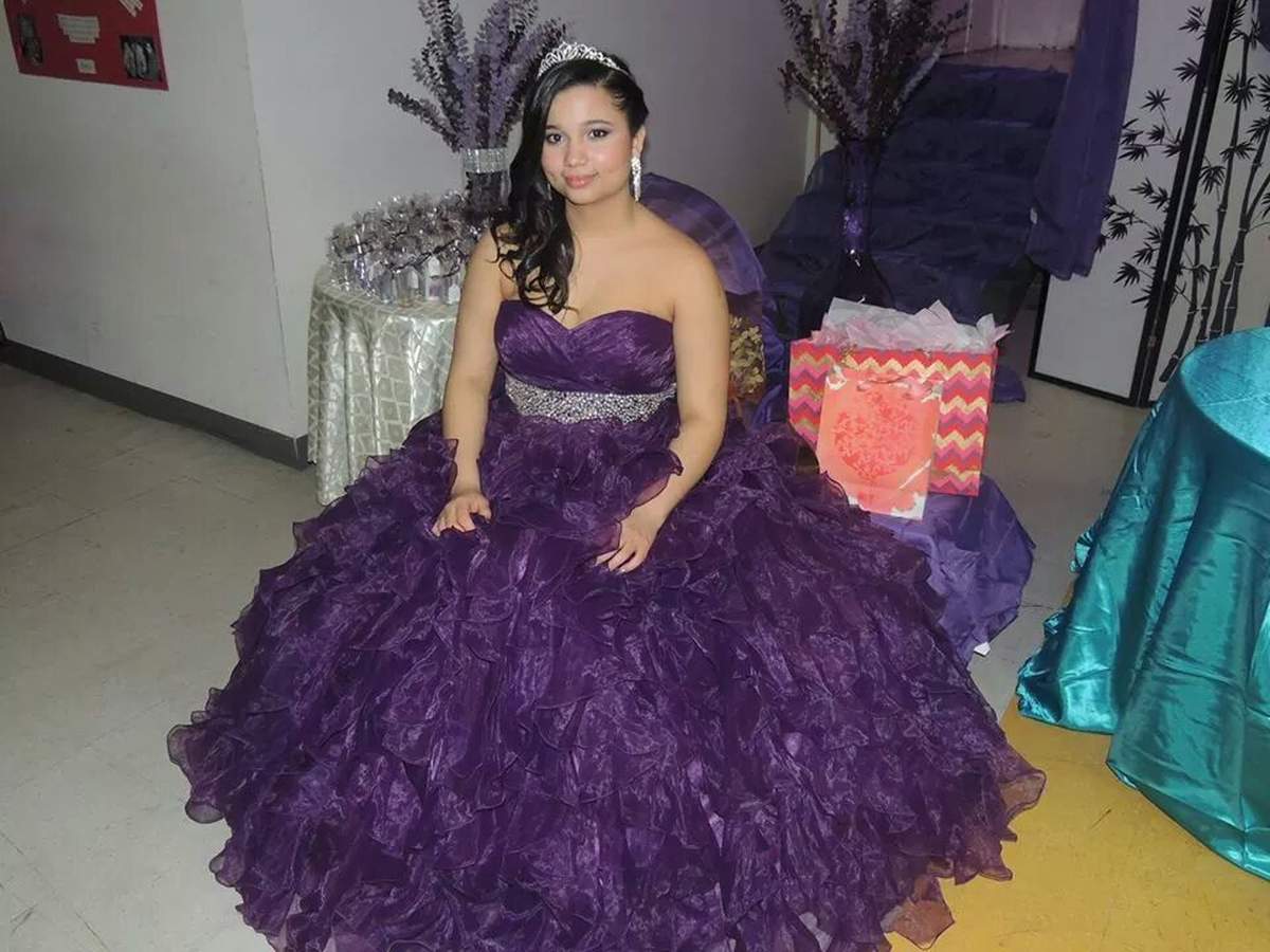 Griselys 'sweet sixteen - Turquoise and purple