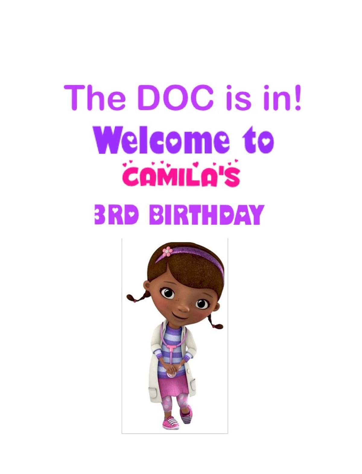 Camila's 3RD Birthday!!! - Doc Mc Stuffins