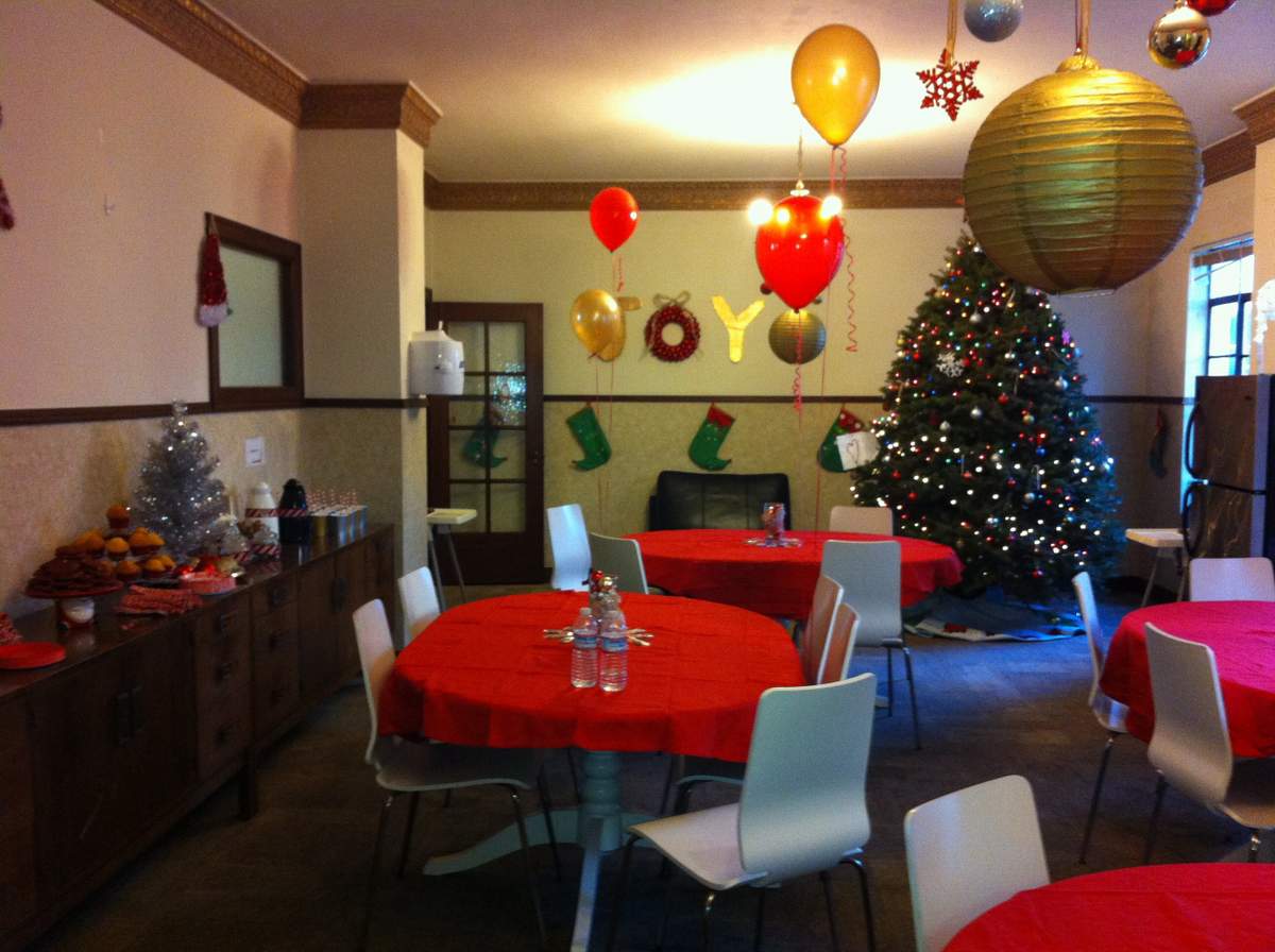 Holiday Party - Red & Gold
