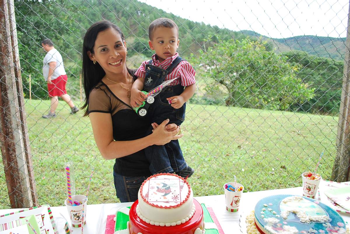 MATHIAS Y SEGUNDO CUMPLEAÑOS - Fiesta navideña