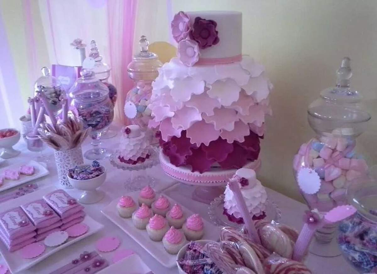 Flowers Birthday Party Ideas Photo 3 of 4 Catch My Party