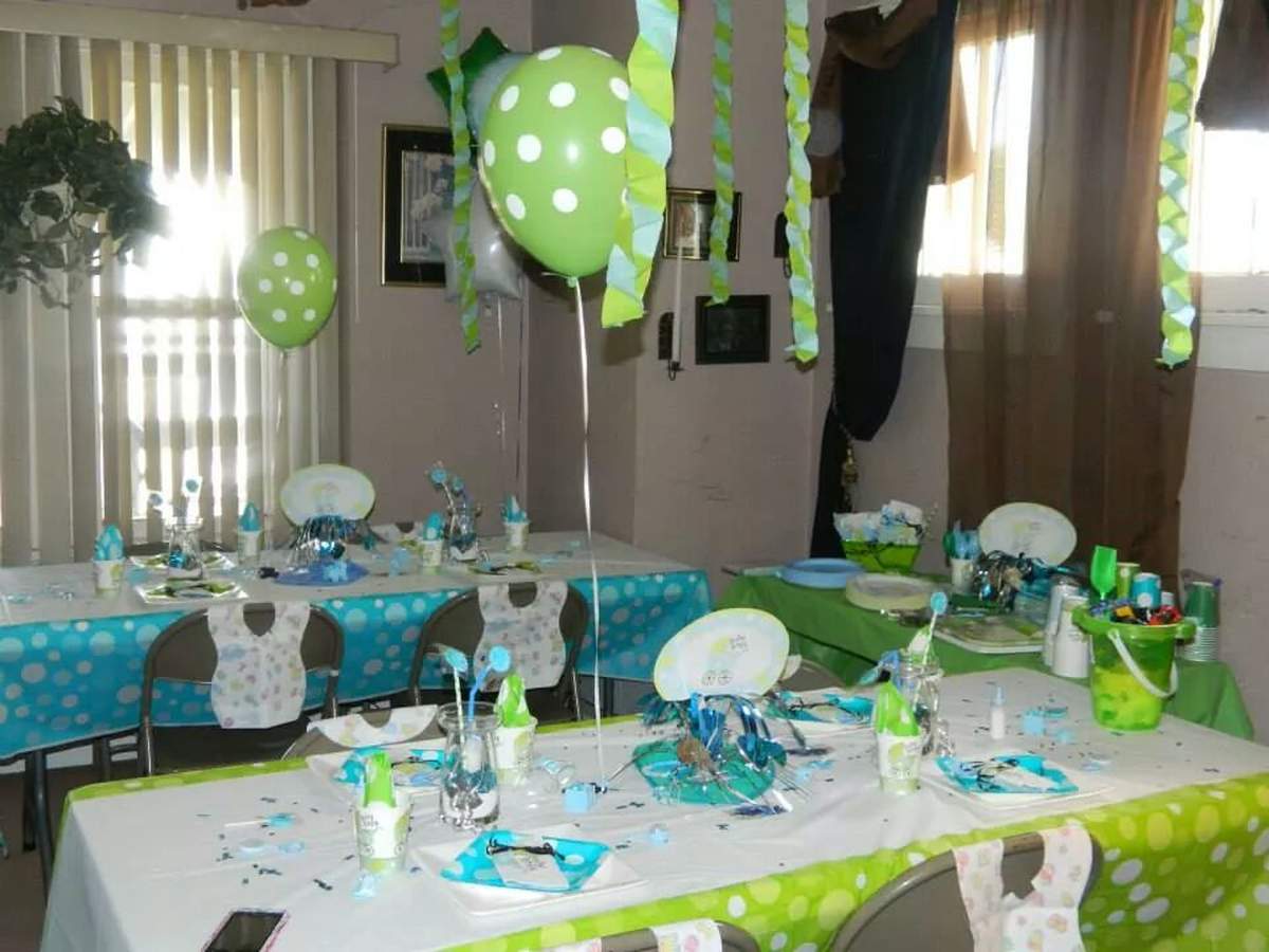 It's a boy - Blue and Green