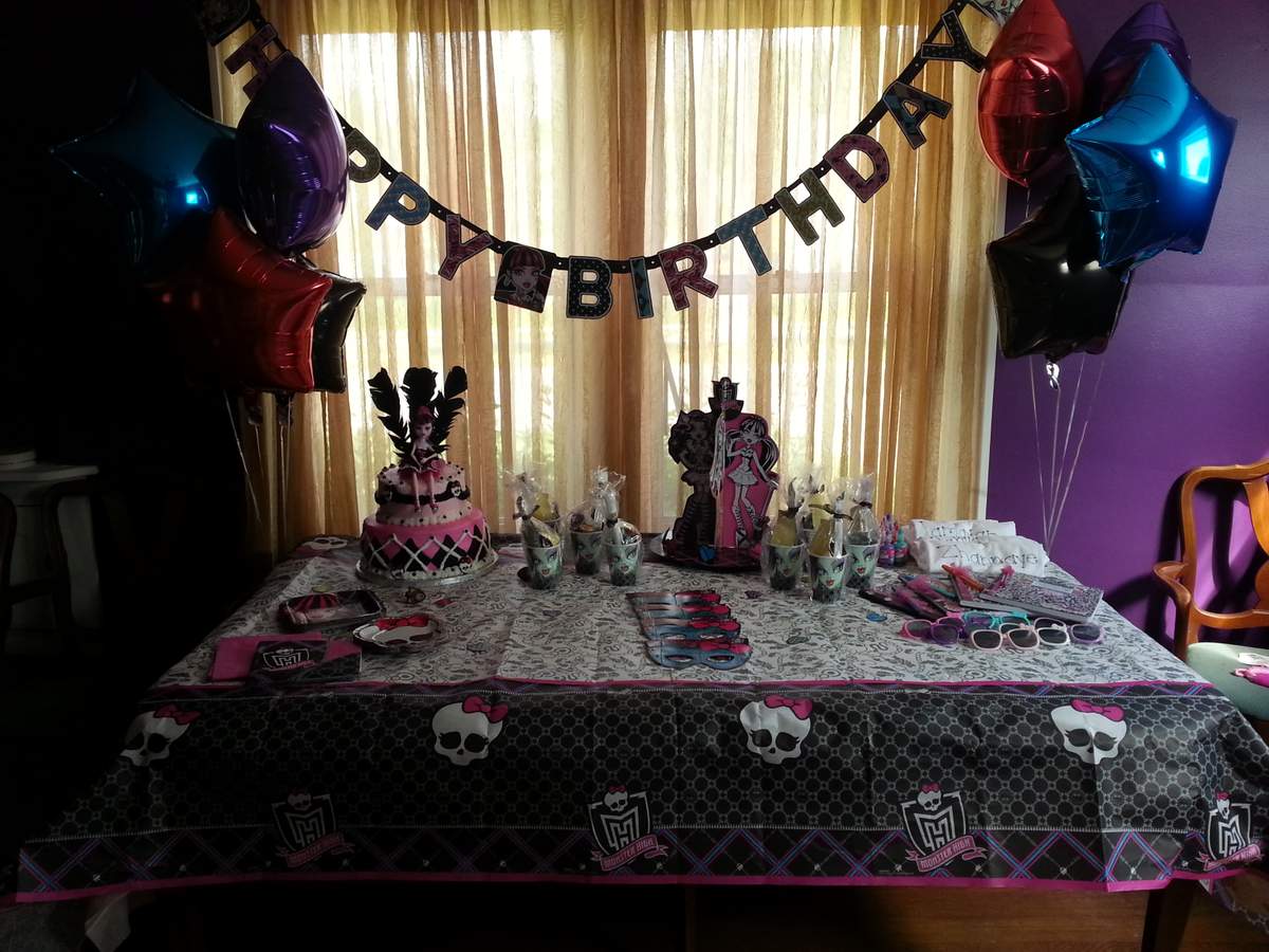 Zhannaye's 8th birthday  - Monster High