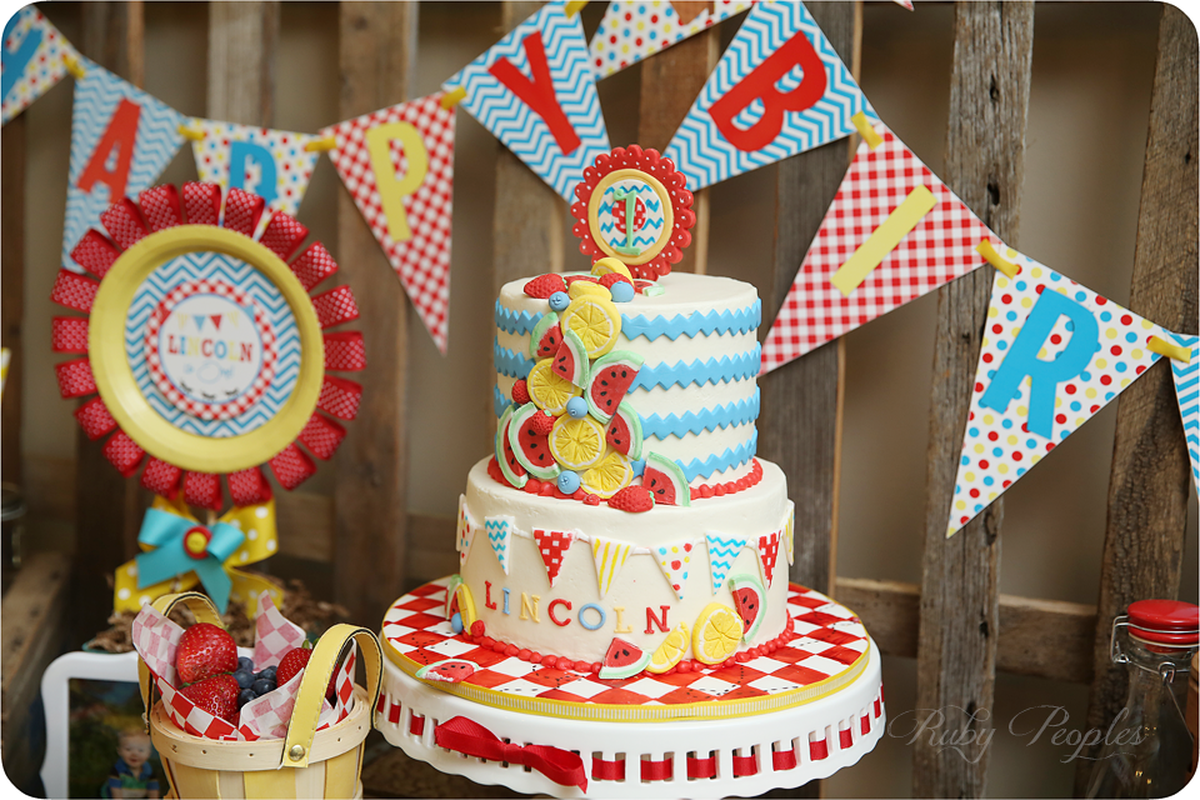 Lincoln's 1st Birthday! - Picnic