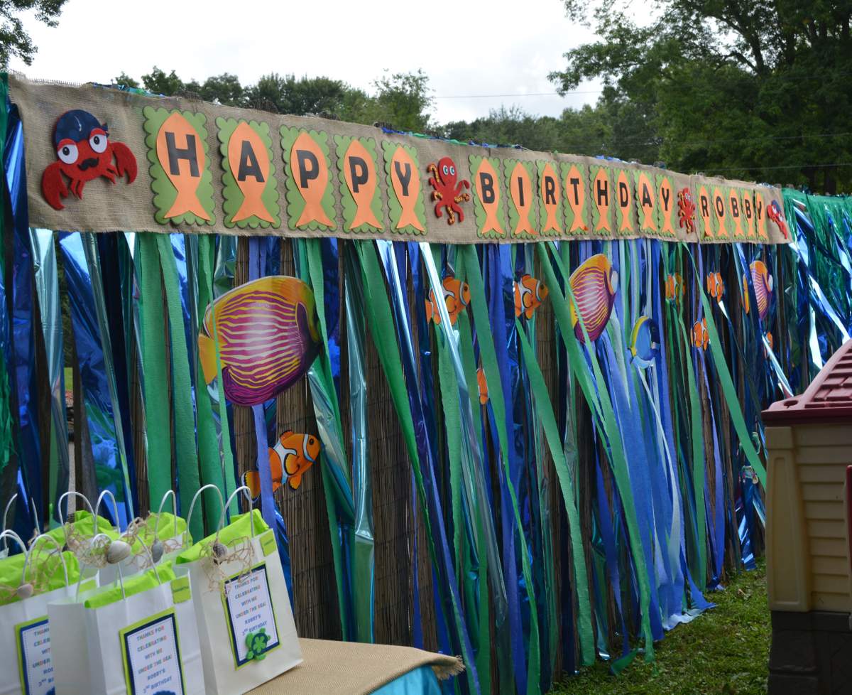 Robby's 3rd Birthday - Under the Sea