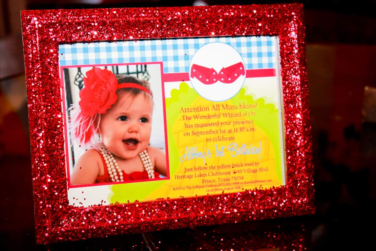 Our Rainbow's 1st Birthday - Wizard of Oz